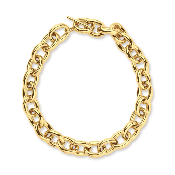 Oval hour gold small