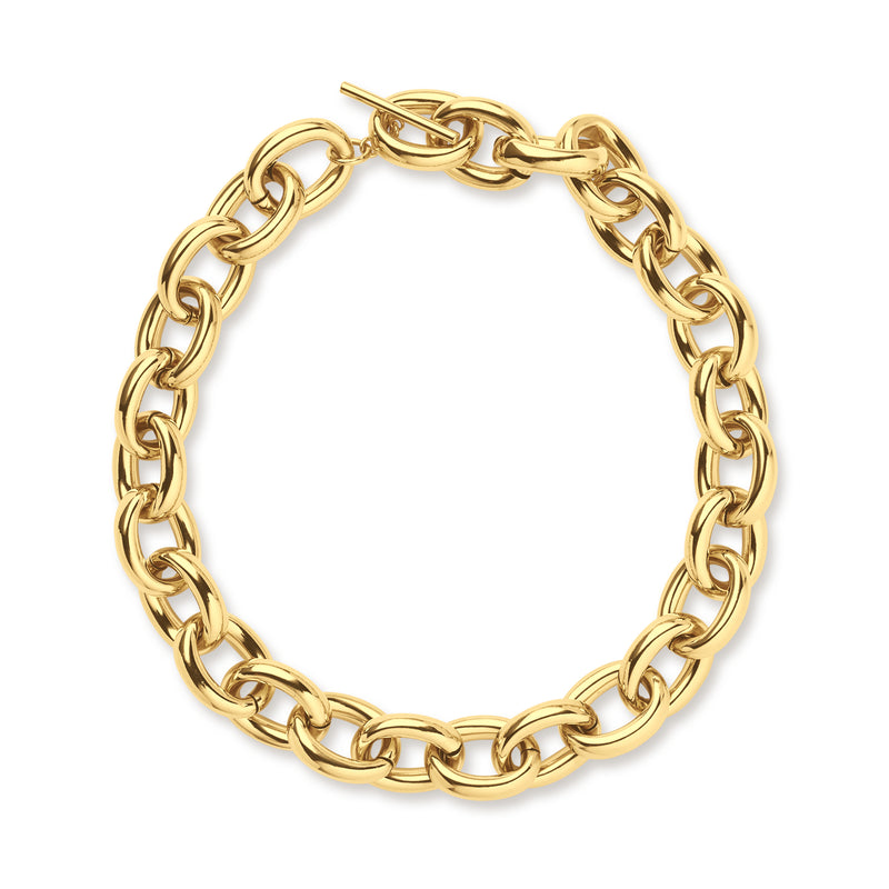 Oval hour gold small