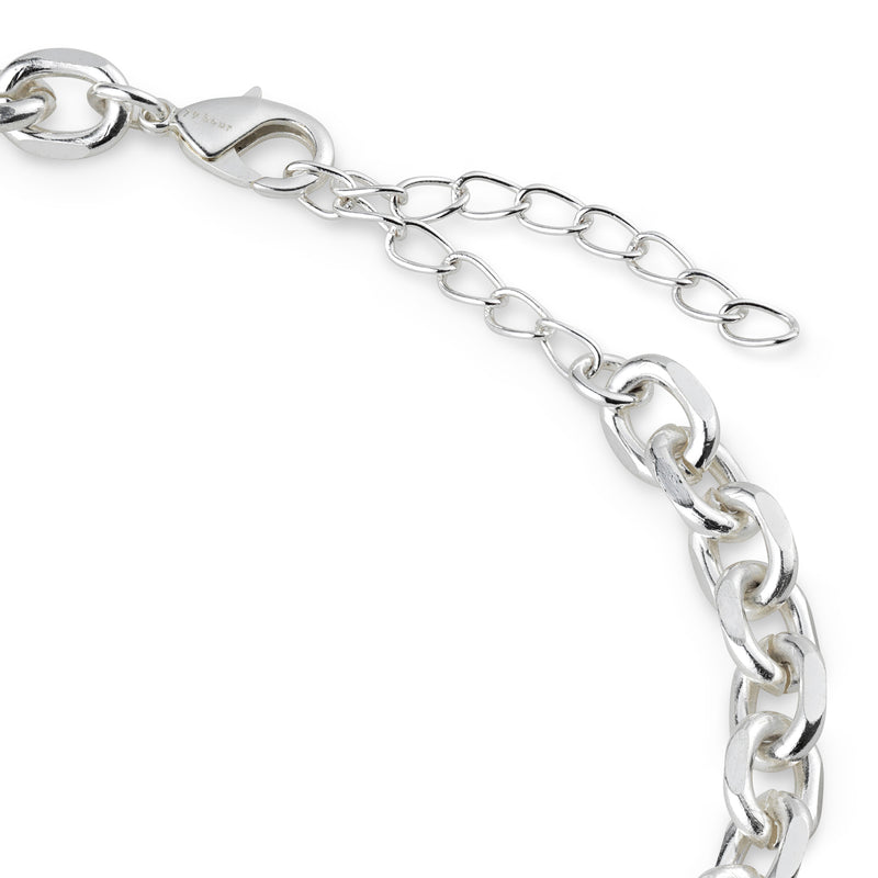 ANCHOR CHAIN SILVER LARGE